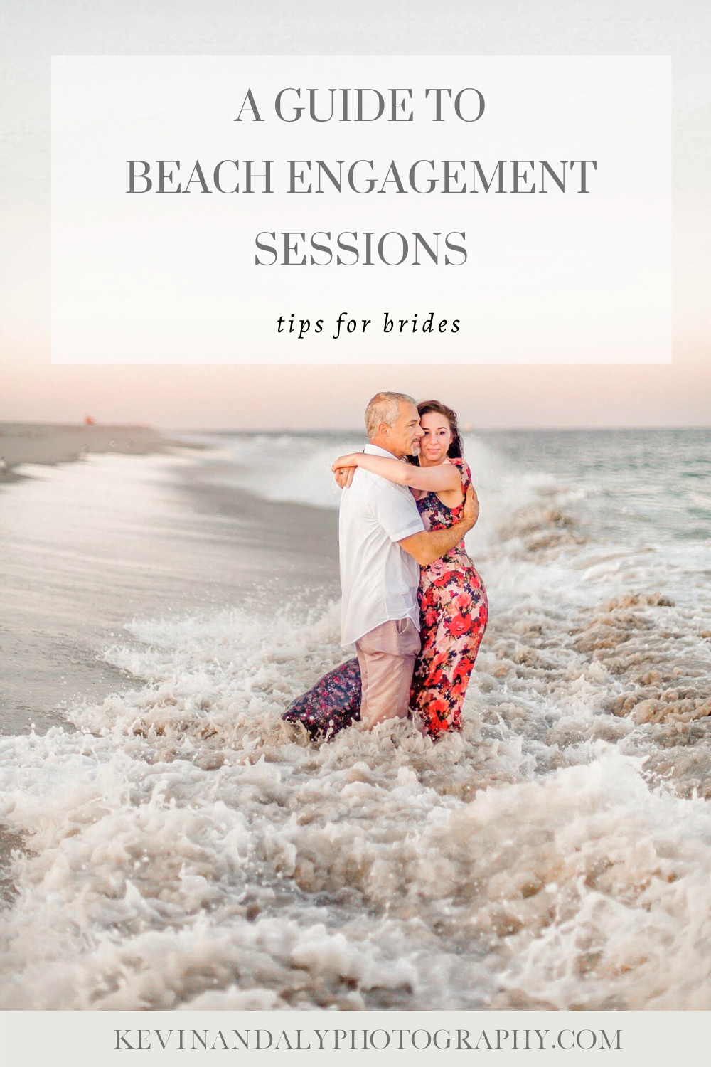 blog post guide to beach engagement sessions on the jersey shore