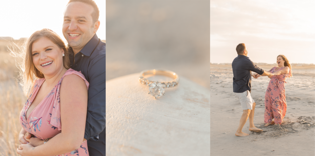 Long Beach Island light & airy engagement session