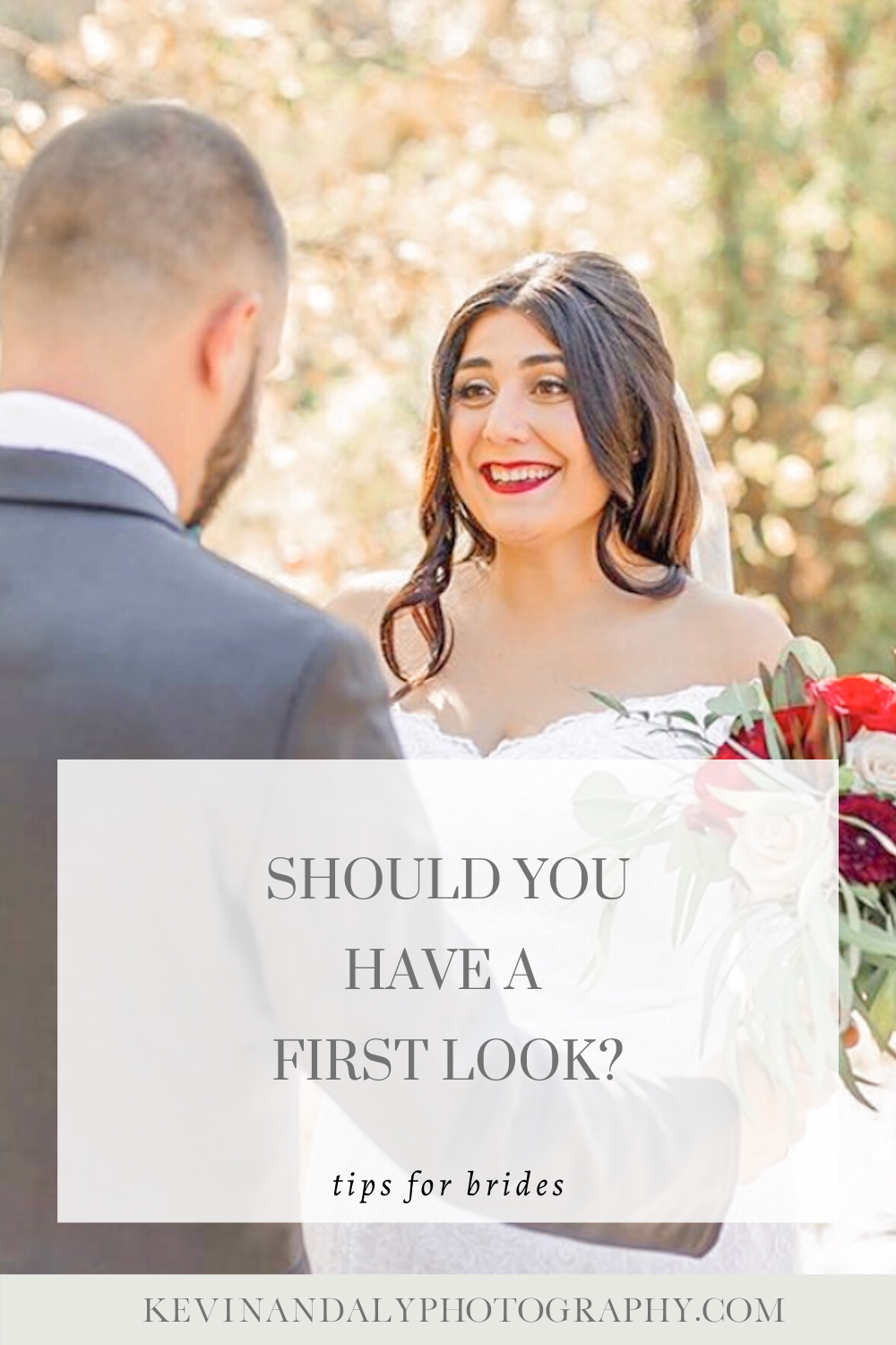 blog on whether or not you should have a first look on your wedding day