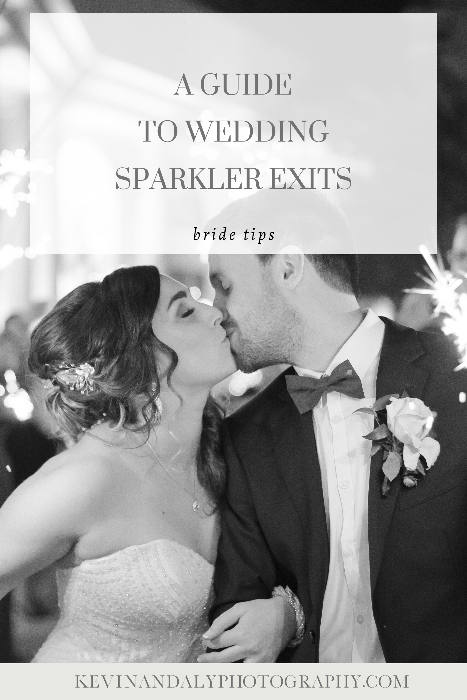 blog post for brides on wedding sparkler exits