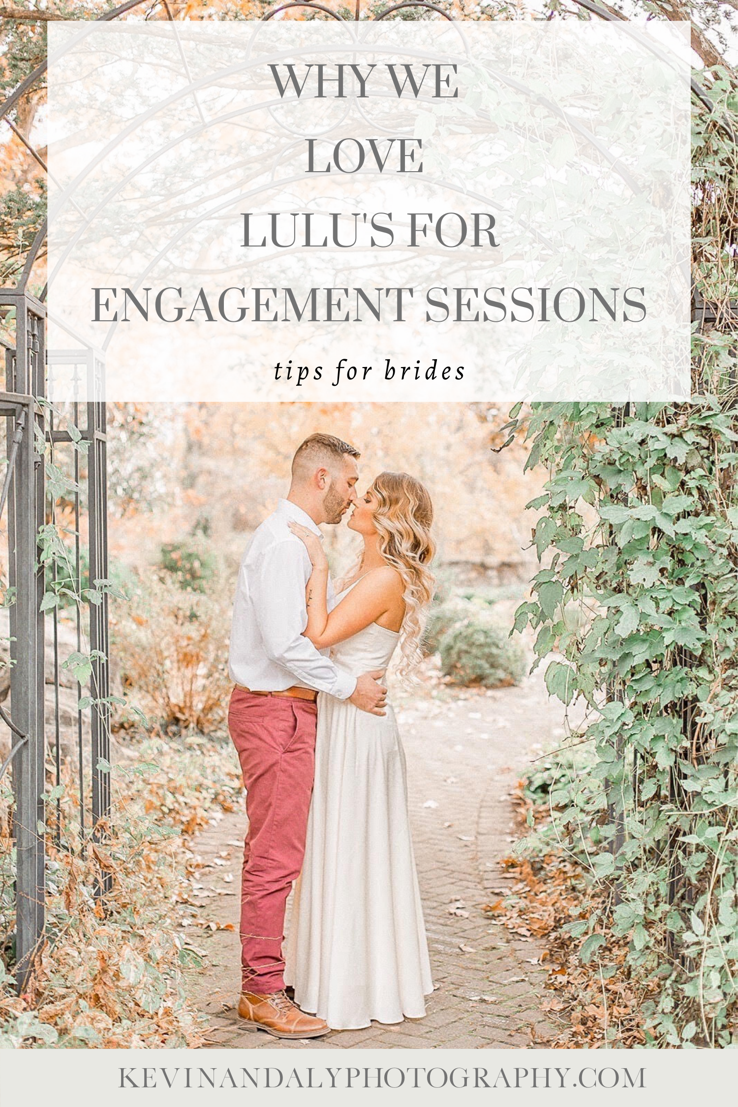 blog post on lulu's and what to wear for your engagement session