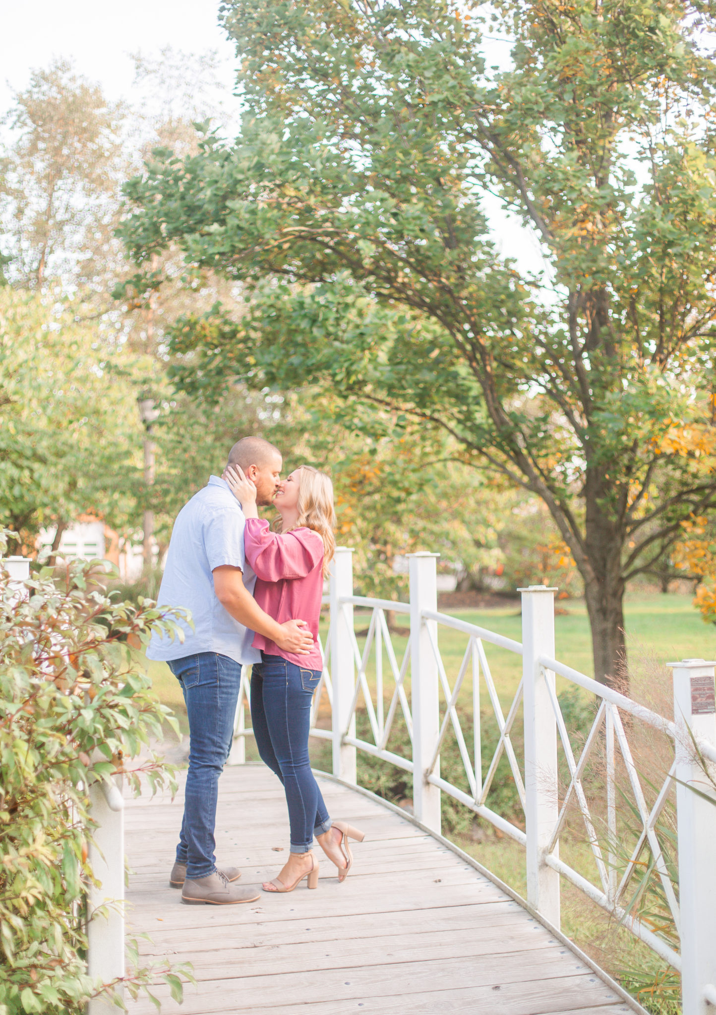 Sayen Gardens Fall Engagement Session| Susanne + Matt ...