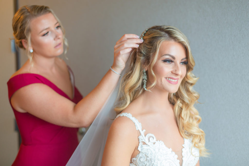 the merion wedding bride getting ready new jersey photography 