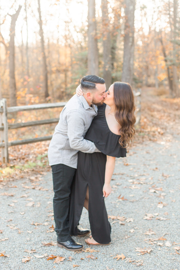 allaire state park engagement photos in howell new jersey