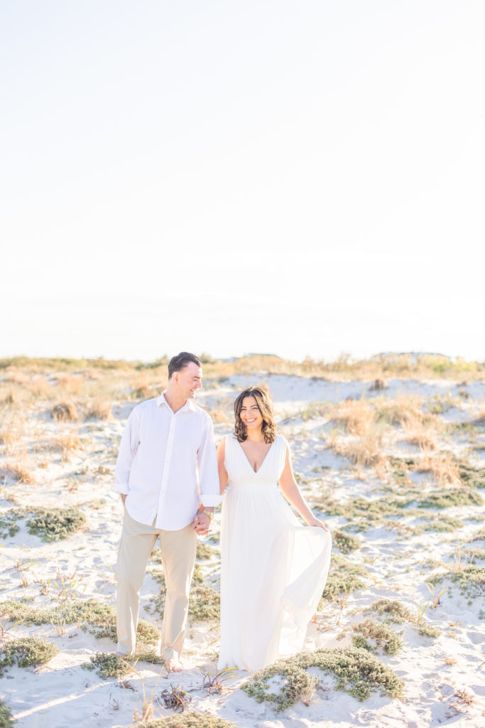 lbi engagement photos light and airy new jersey wedding photographers