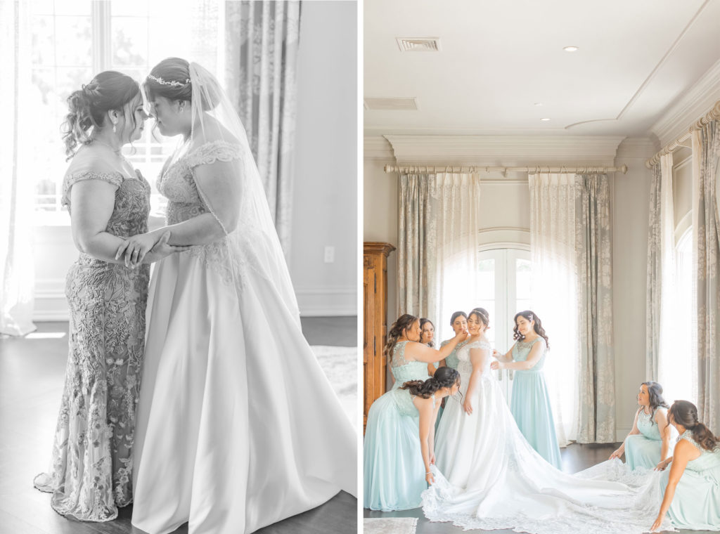 new jersey wedding photography of bridal suite 