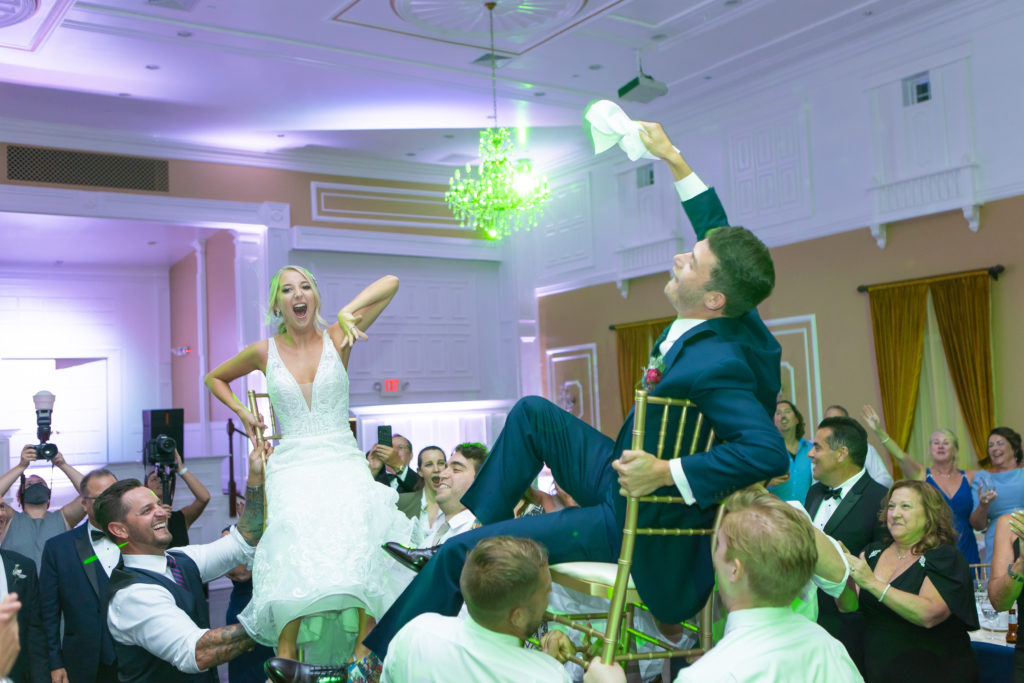 the chair dance wedding photo