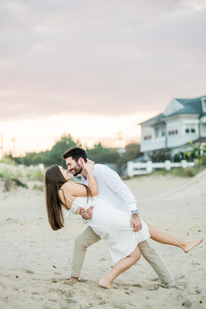 sea girt engagement session photography