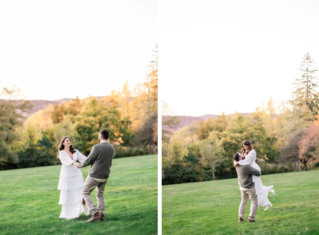 skylands manor engagement photos by jersey shore wedding photographers