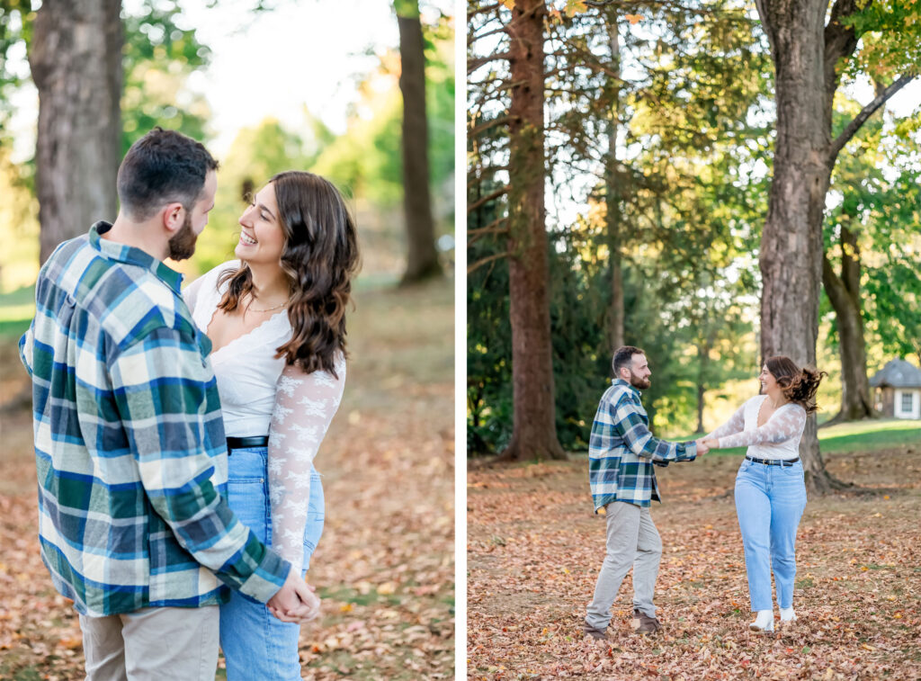 skylands manor engagement photos by jersey shore wedding photographers