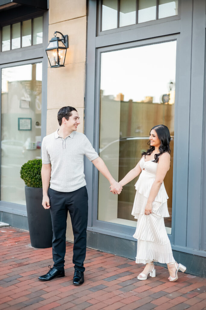 red bank engagement photos