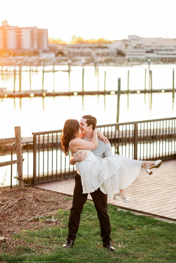 red bank engagement photos