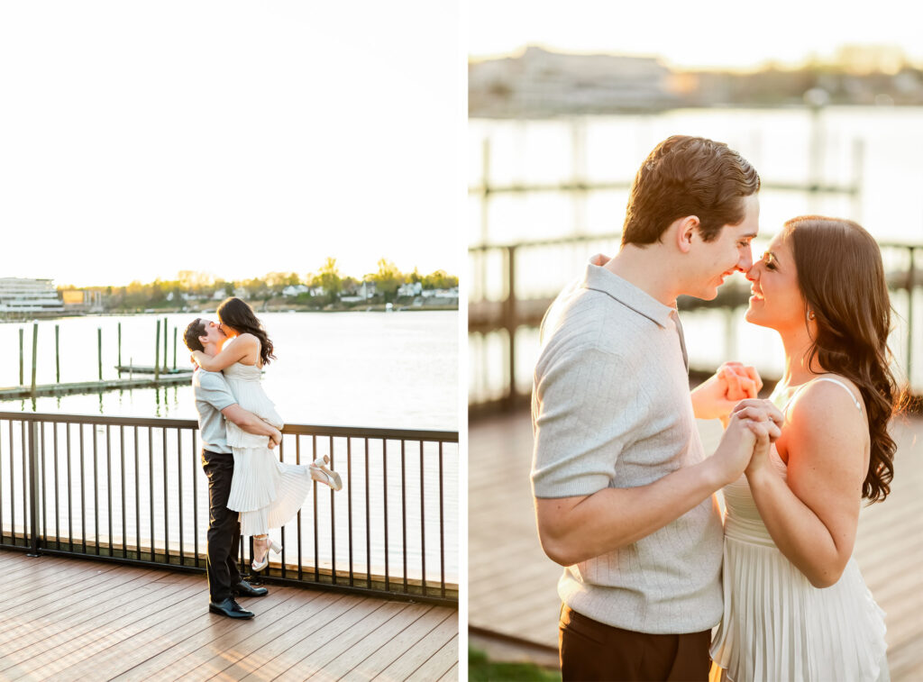 red bank engagement photos