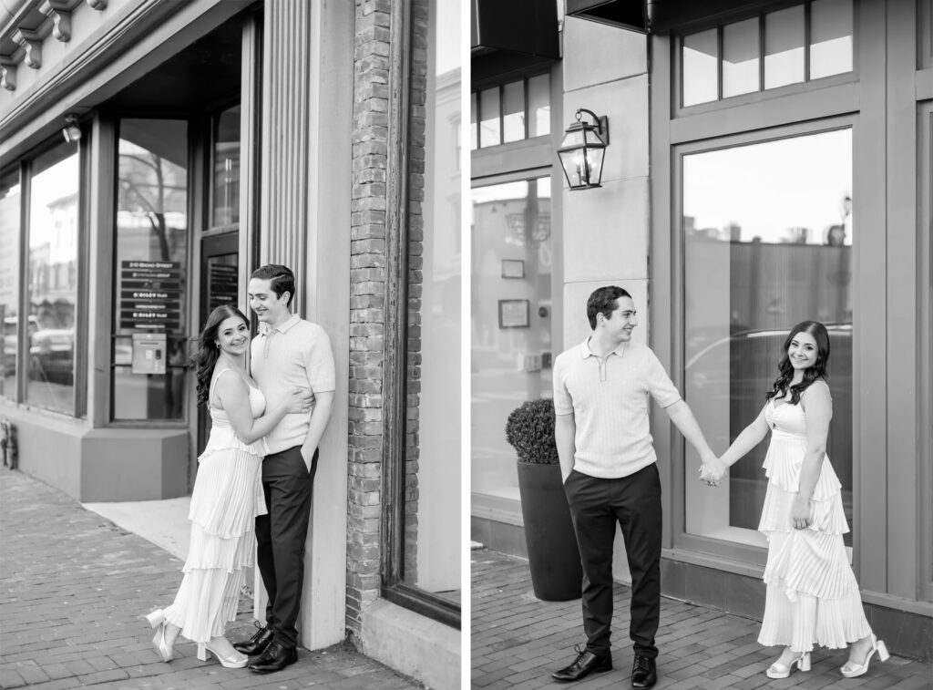 red bank engagement photos