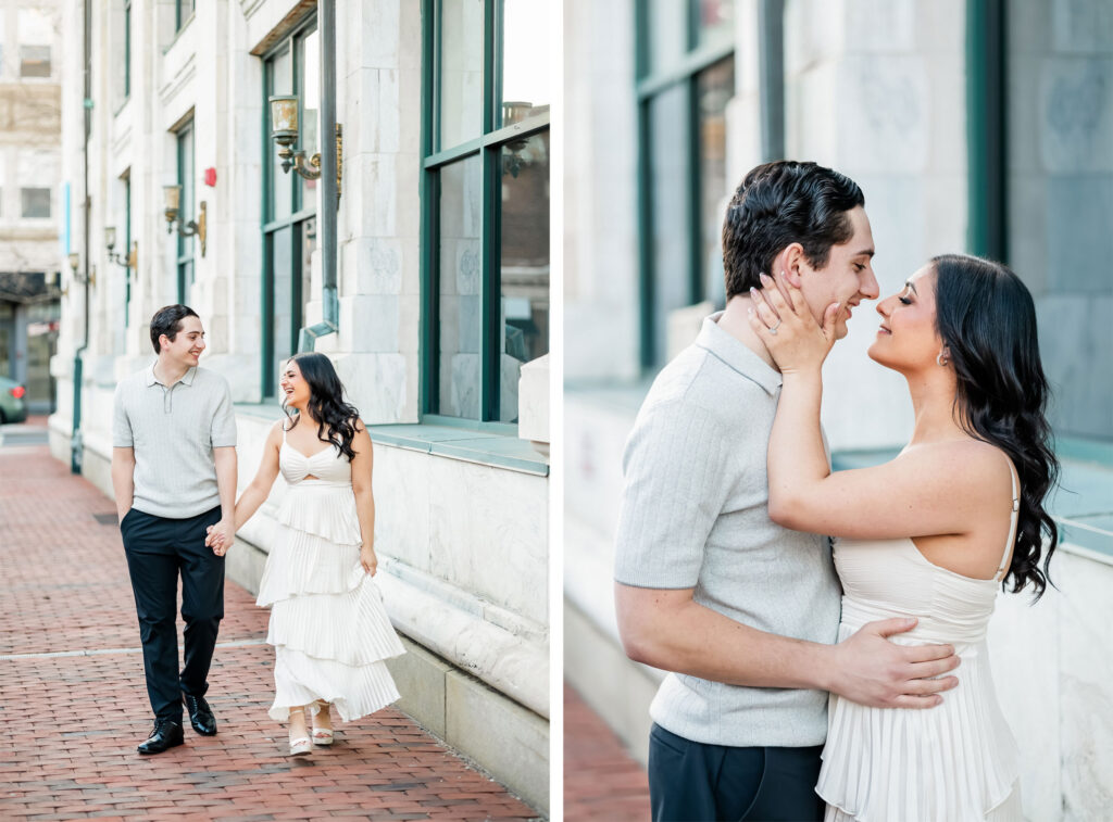 red bank engagement photos