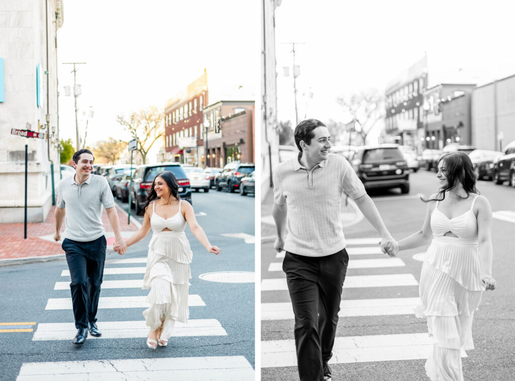 red bank engagement photos