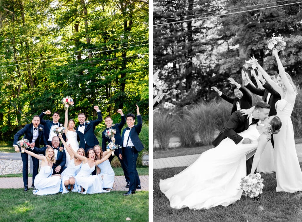 rock island lake club wedding photography by new jersey wedding photographers